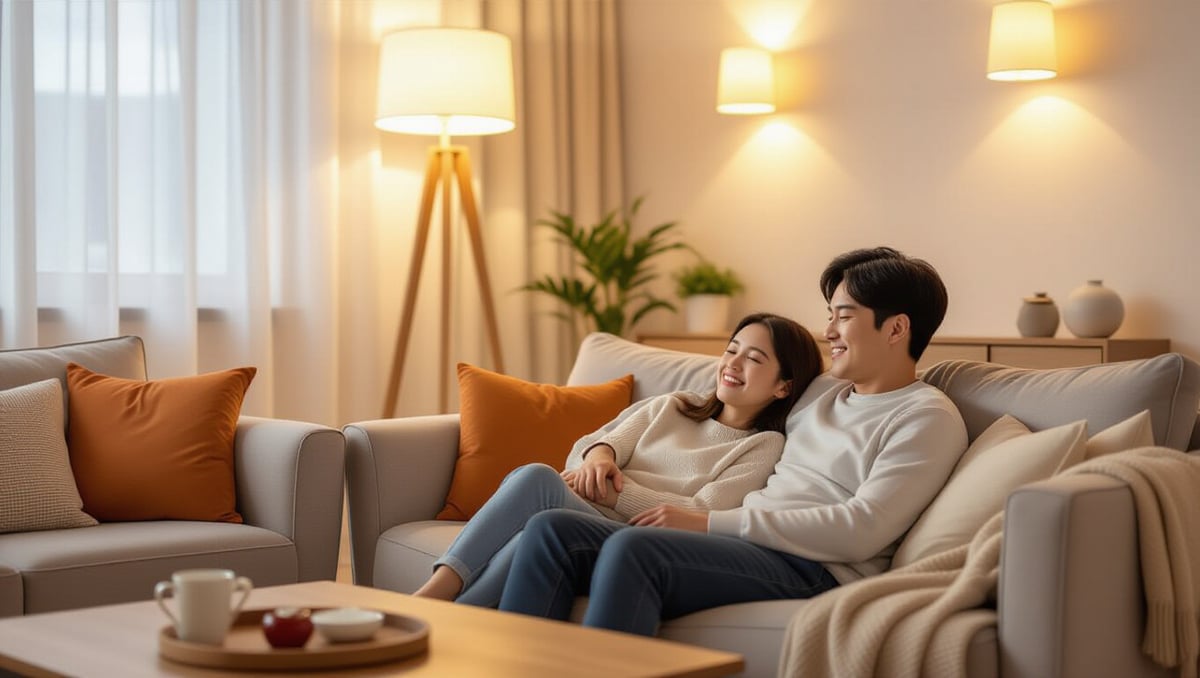 집안 분위기 바꾸는 조명 활용법 공간별 감성 인테리어 팁 3 🛋️ 거실: 아늑한 휴식 공간을 위한 조명 전략