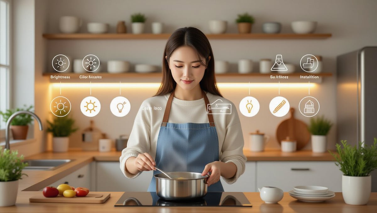 주방 조명 LED 교체 셀프 설치부터 분위기 변신까지 3 🔍 우리 집 주방에 맞는 LED 조명 선택 가이드