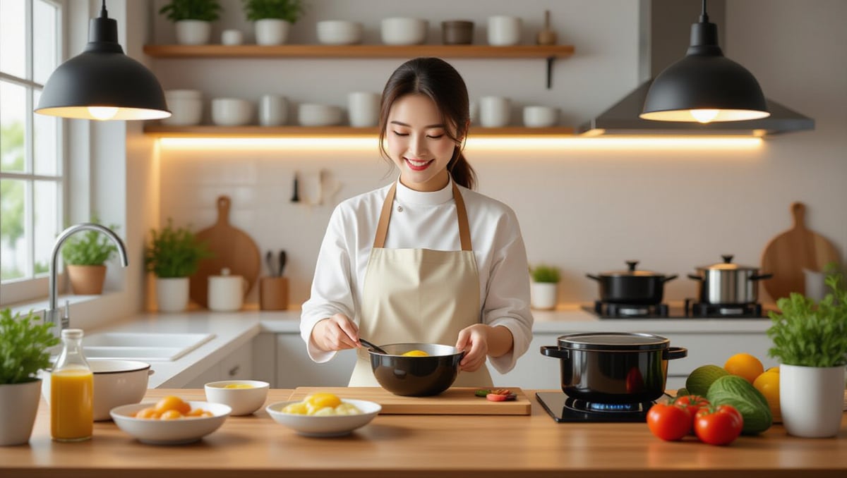 주방 조명 LED 교체 셀프 설치부터 분위기 변신까지 7 ✨ LED 조명 교체 후 달라진 주방 분위기