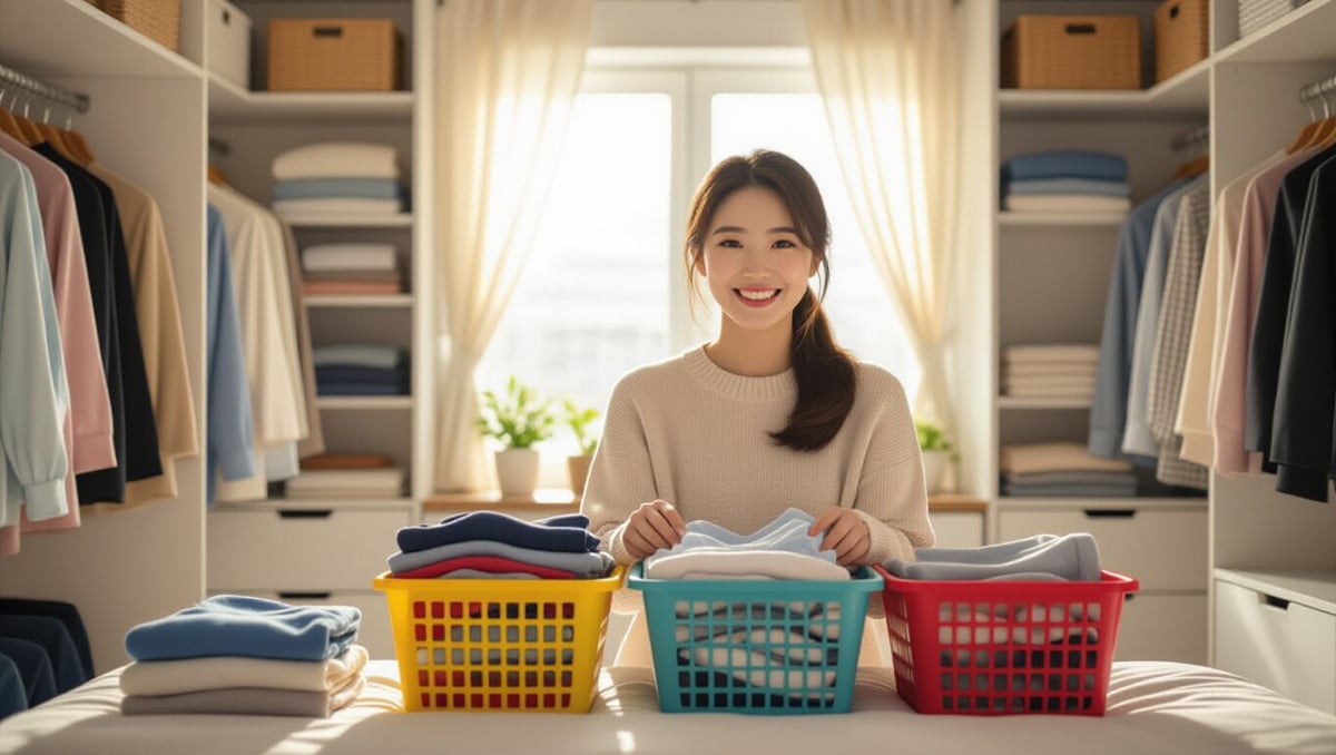 2025 여름 옷장 정리 시작부터 깔끔함 유지까지 완벽 정리 3 💡 계절 옷 분류: 남길 옷, 보관할 옷, 버릴 옷 구분법