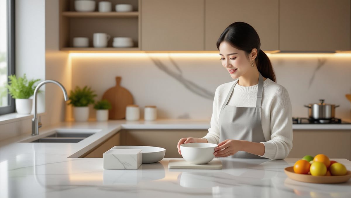 25평 아파트 싱크대 교체 비용 절약부터 디자인 트렌드까지 총정리 5 📊 싱크대 상판 소재별 특징 비교