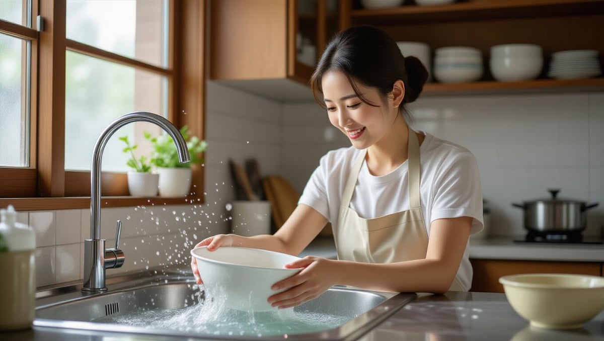 설거지 물 절약, 기름때 제거부터 수도 요금 절약까지 4 💡 설거지통 활용: 물 절약의 첫걸음