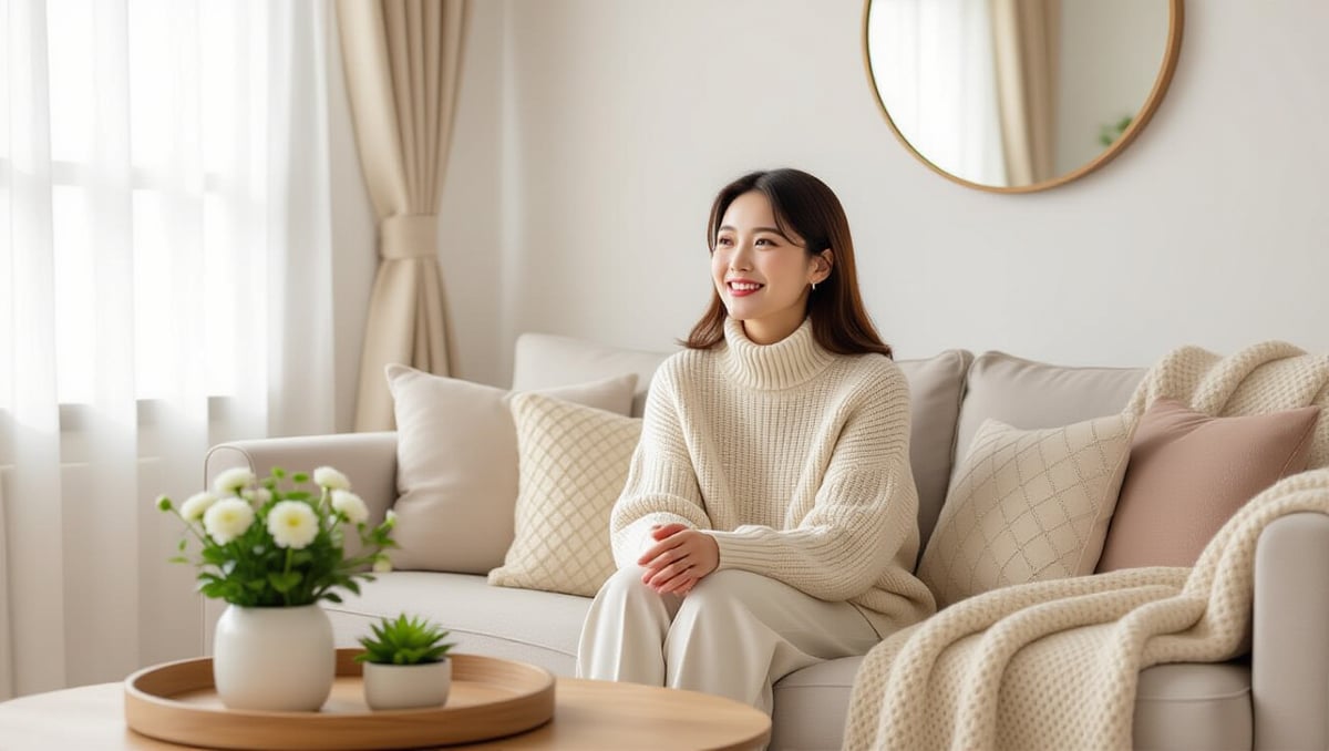 집콕 시대, 거실을 아늑한 휴식처로 바꾸는 인테리어 & 정리 팁 2 🎨 나만의 아늑한 거실을 위한 인테리어 팁