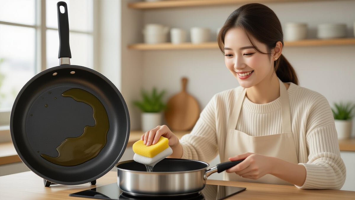 프라이팬 기름때 제거 천연 재료부터 코팅 팬 관리까지 2 🔍 프라이팬 기름때, 왜 생길까요?
