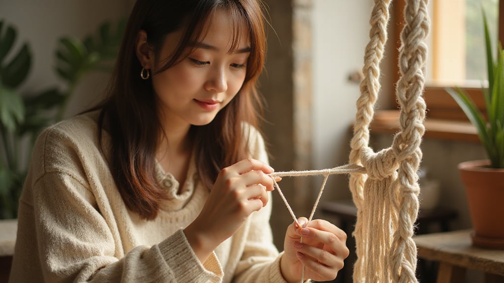 마크라메 벽장식 DIY 초보자를 위한 매듭법 3 💡 초보자를 위한 마크라메 기본 매듭법 마스터
