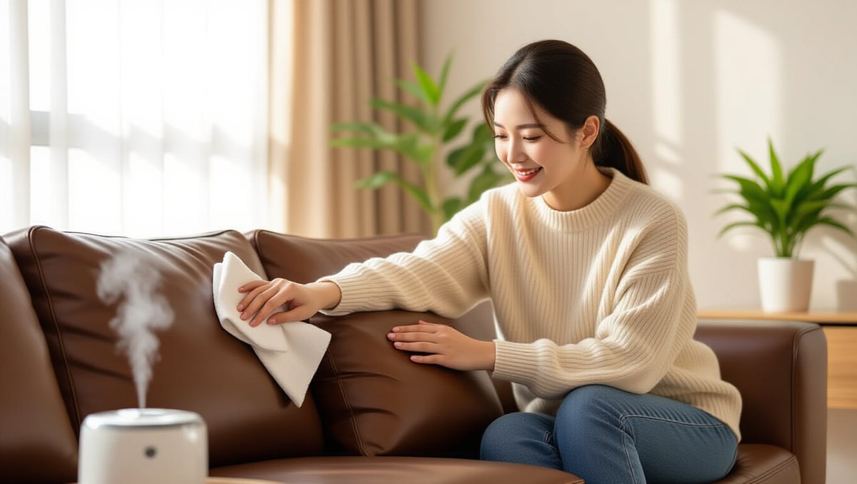 가죽 소파 수명 연장! 얼룩 제거 광택 유지까지 관리법 3 💡 매일 새것처럼! 가죽 소파 일상 관리법