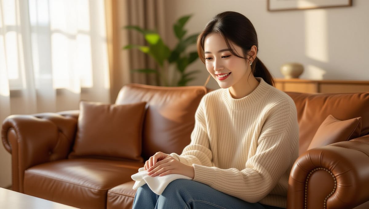 가죽 소파 수명 연장! 얼룩 제거 광택 유지까지 관리법 5 ✨ 오래도록 빛나는 가죽! 보호 및 광택 유지 비법