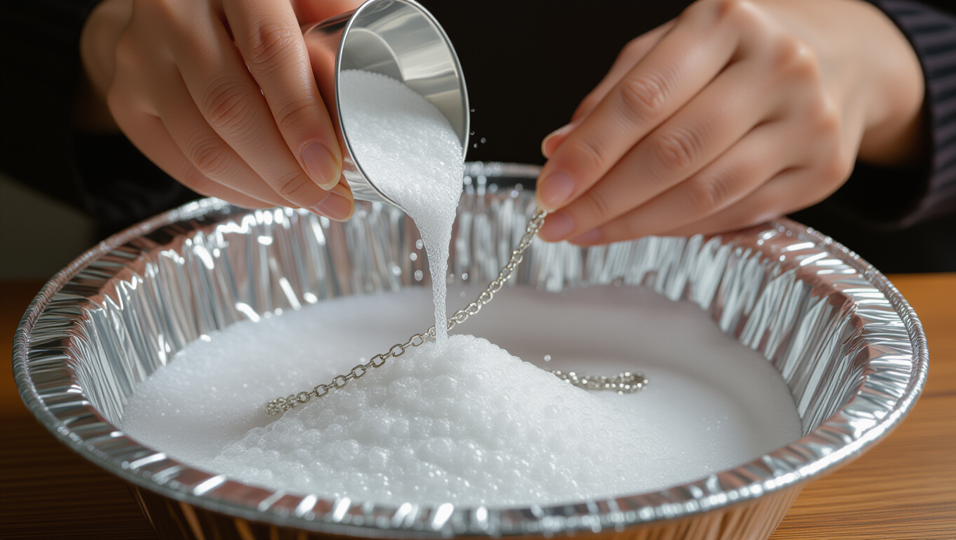 변색된 은, 베이킹소다로 새것처럼! 은 세척 관리 법 3 💡 베이킹소다로 은 세척, 마법 같은 효과!