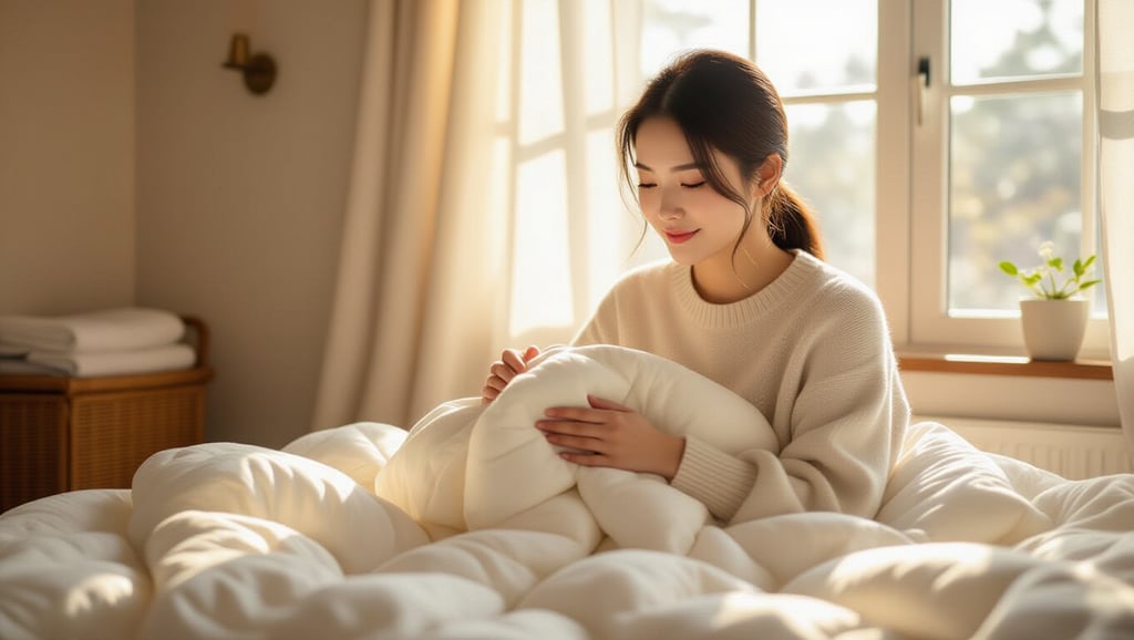 구스이불 세탁부터 건조, 보관까지 완벽 가이드 5 🔍 소재별 구스이불 맞춤 관리법