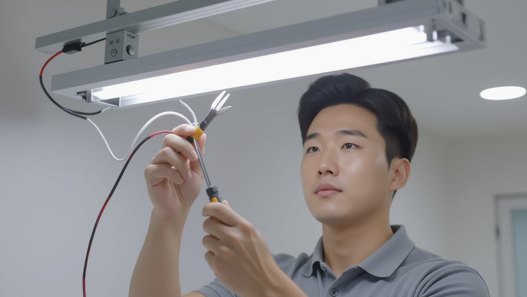 LED 형광등 자가 수리부터 교체까지, 안전하고 쉬운 DIY 가이드 3 📝 LED 형광등 DIY 교체 단계별 가이드