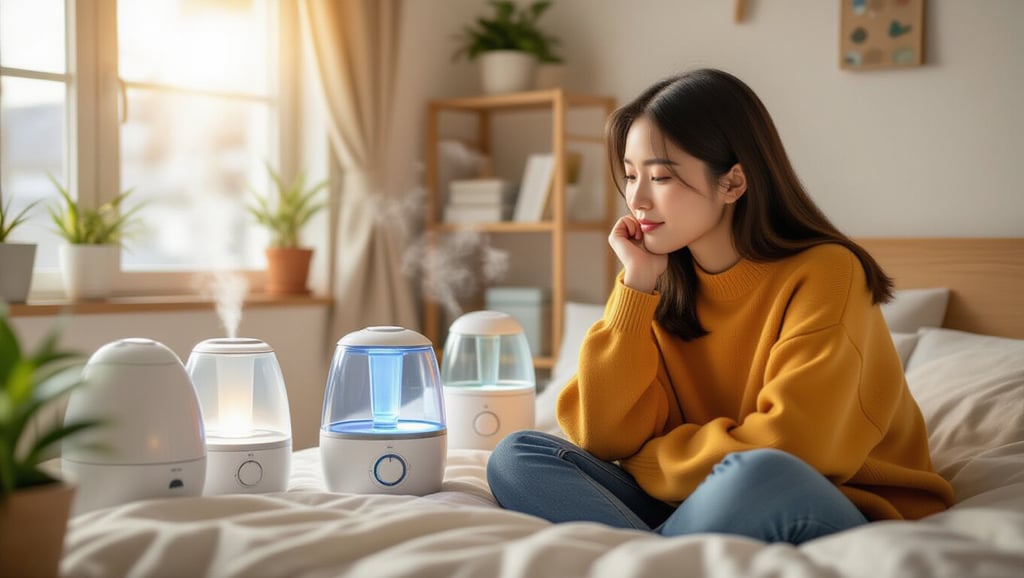 자취방 난방비 절약 히터, 전기요, 가습기 효율 극대화 방법 4 💧 건조함 안녕! 자취생 맞춤형 가습기 선택 & 활용법