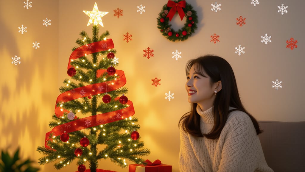 저렴하고 간단하게! 크리스마스 인테리어 완성하는 방법 2 💡 핵심 아이템으로 크리스마스 분위기 연출하기