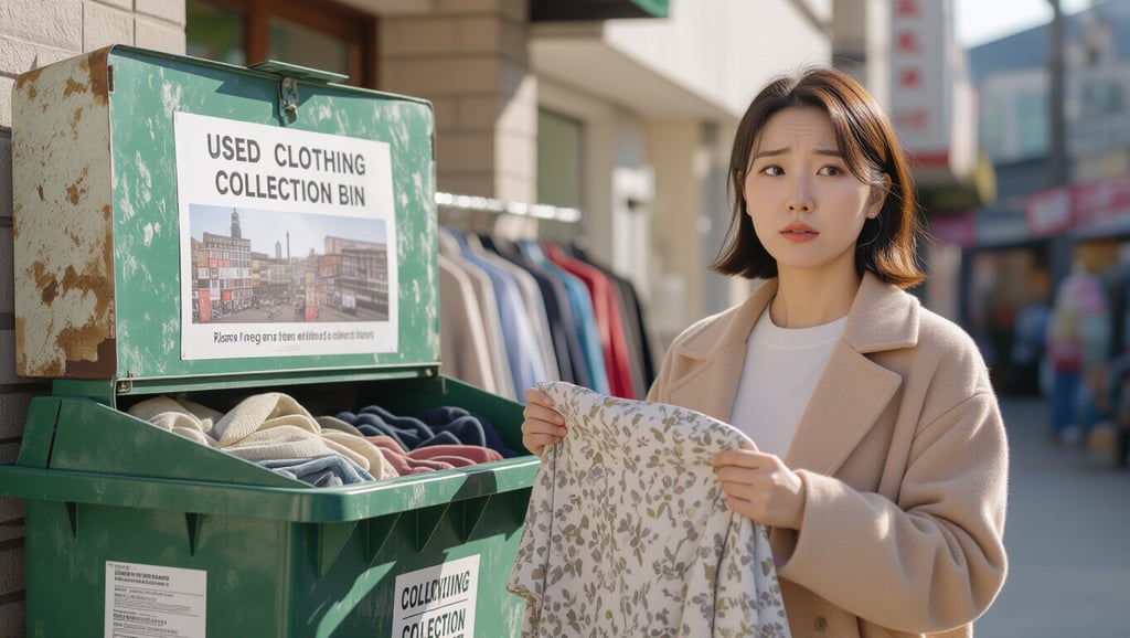 헌옷수거함 위치부터 품목, 올바른 분리배출까지 완벽 정리 3 ⚠️ 헌옷수거함에 넣으면 안 되는 품목!