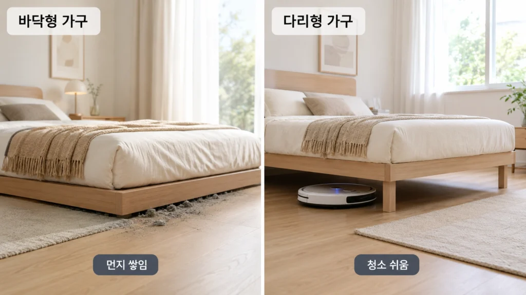 공기 순환 좋아지는 가구 배치법, 벽에서 몇 cm가 정답일까 2 가구배치법222