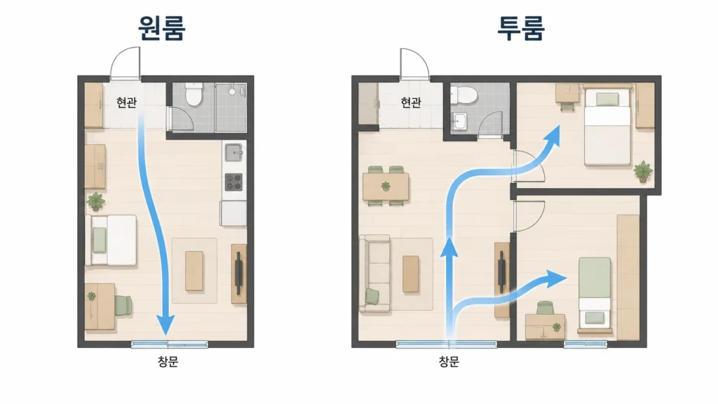 공기 순환 좋아지는 가구 배치법, 벽에서 몇 cm가 정답일까 4 가구배치법444