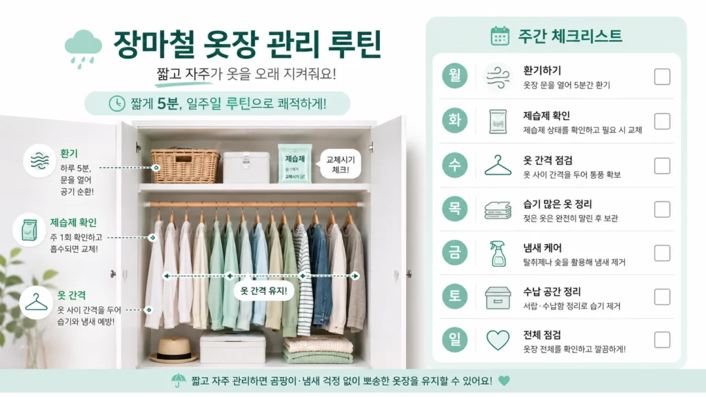장마철 옷장 냄새 제거, 습기와 곰팡이까지 막는 순서 5 장마철옷장관리 (1)66