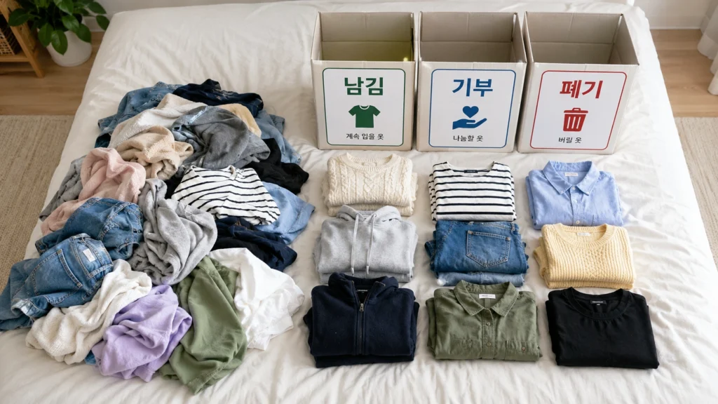 옷 정리 유지하는 법, 이 4가지만 지키면 됩니다 3 옷 정리33