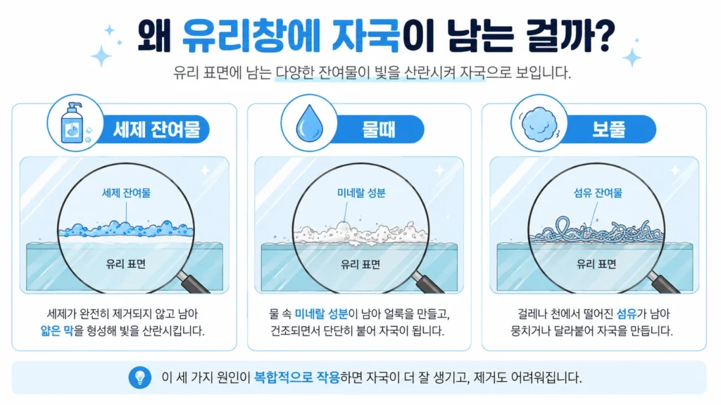 유리창 얼룩 없이 닦는 법, 자국 남는 진짜 이유부터 2 유리창얼룩제거22